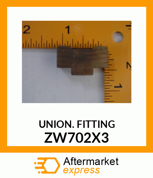 UNION FITTING ZW702X3