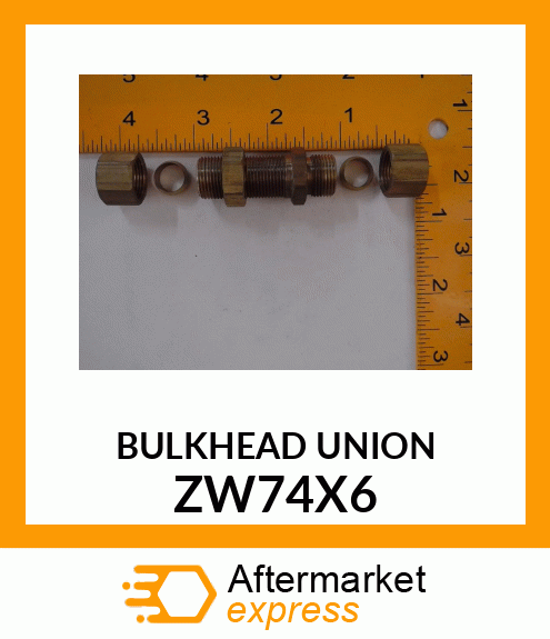 BULKHEAD UNION ZW74X6