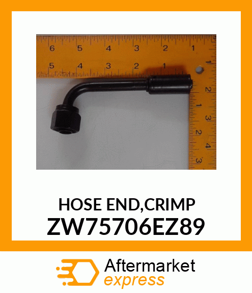 HOSE END,CRIMP ZW75706EZ89