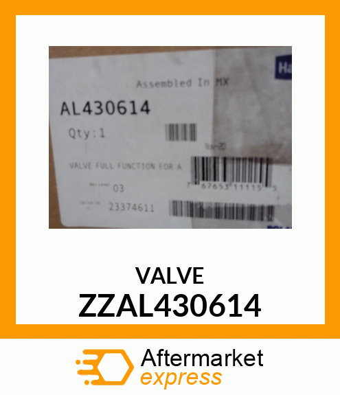 VALVE ZZAL430614