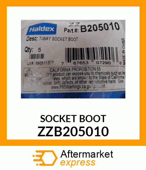 SOCKET BOOT ZZB205010