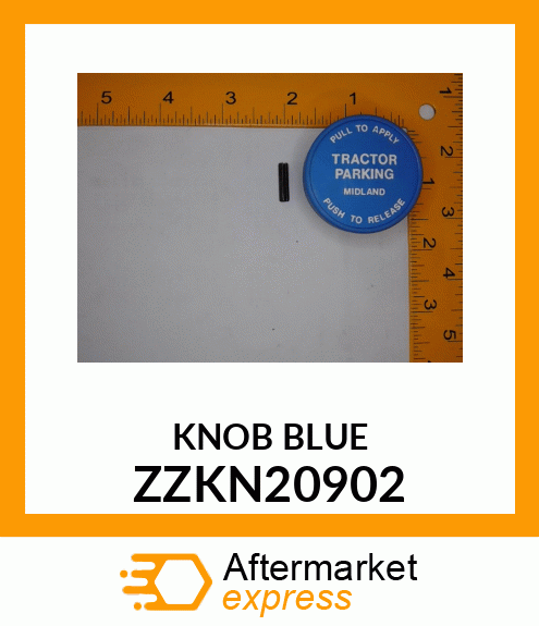 KNOB BLUE ZZKN20902