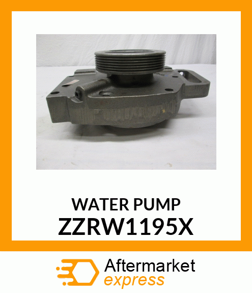 WATER PUMP ZZRW1195X