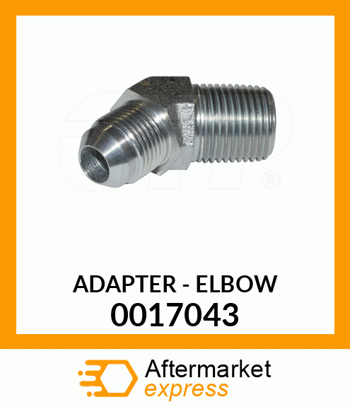 Spare part 0017043 + ELBOW