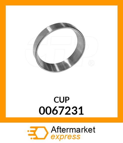 Spare part 0067231 + CUP