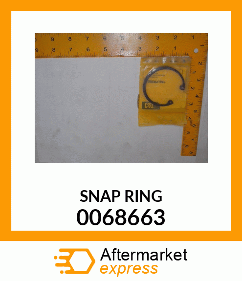 Spare part 0068663 + SNAP RING