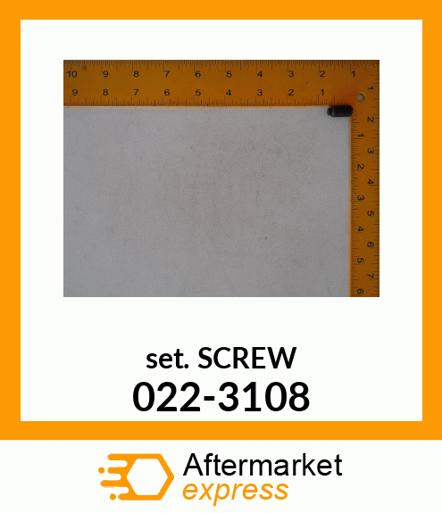 SETSCREW 022-3108