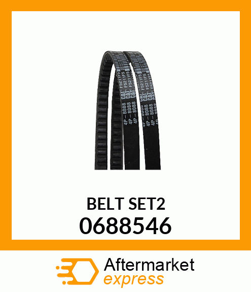 V BELT SET 0688546