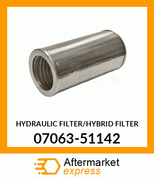 FILTER, KOMATSU 07063-51142