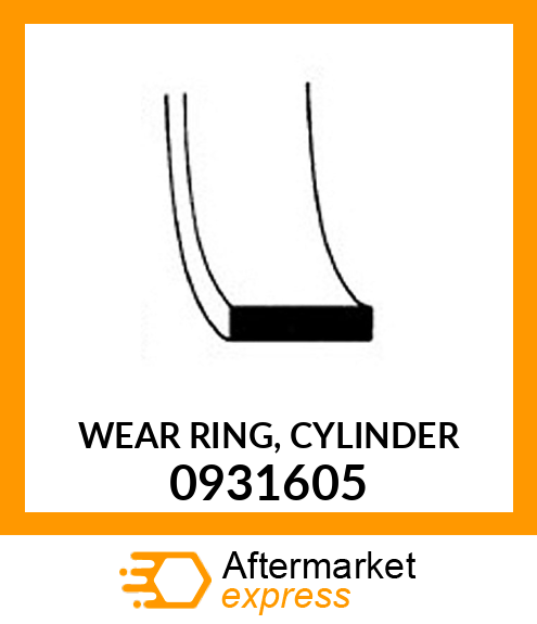 WEAR RING, CYLINDER 0931605