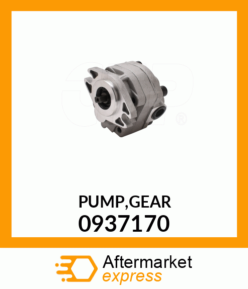 PUMP,GEAR 0937170