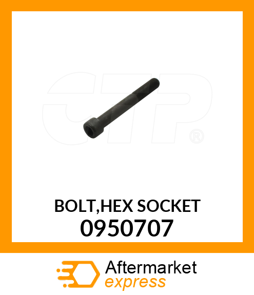 BOLT,HEXso 0950707