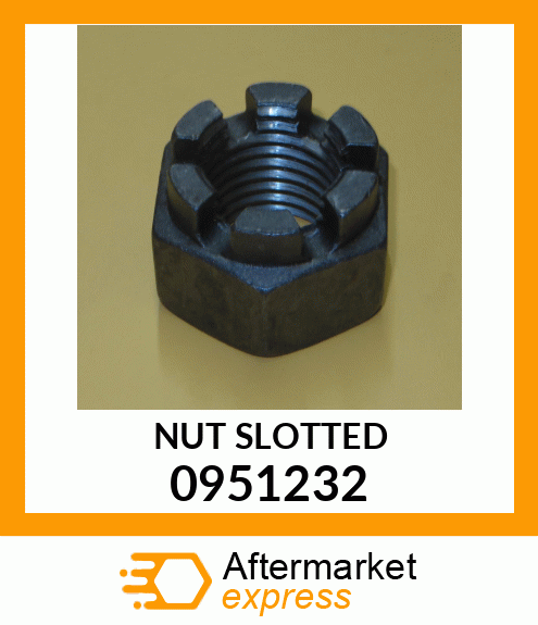 NUT,SLOTTED 0951232