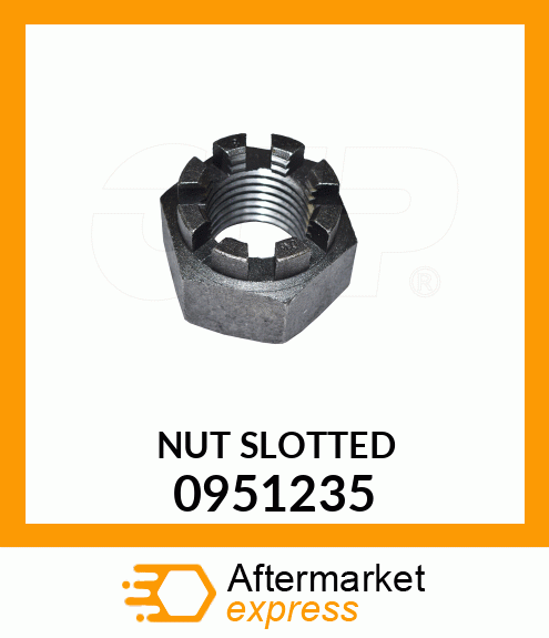 NUT SLOTTED 0951235