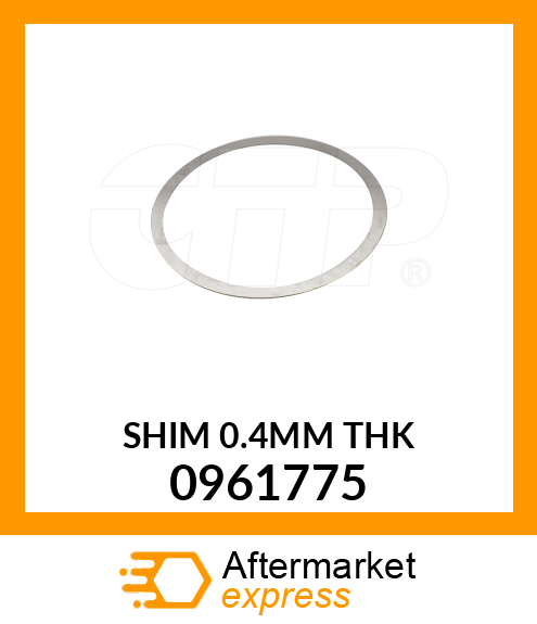 SHIM (0.4MM THK) 0961775