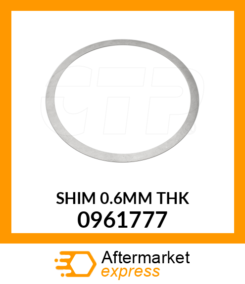 SHIM (0.6MM THK) 0961777