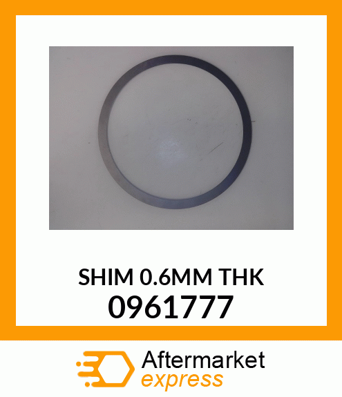 SHIM (0.6MM THK) 0961777