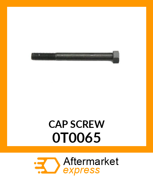 CAP SCREW 0T0065