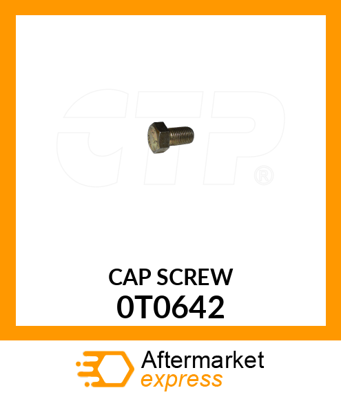 CAP SCREW 0T0642