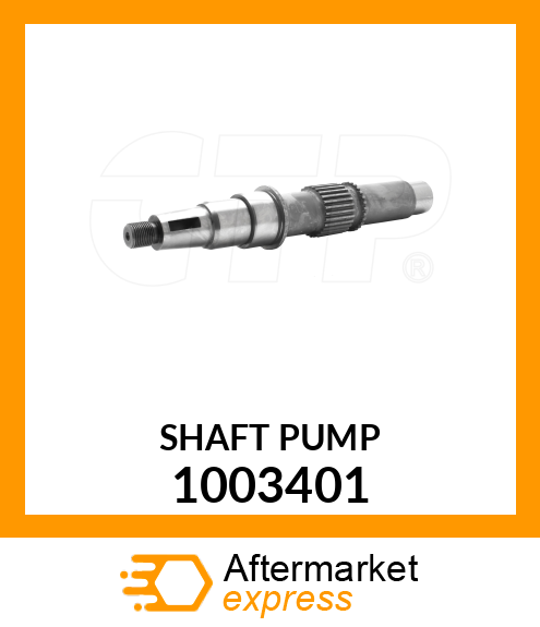 SHAFT PUMP 1003401