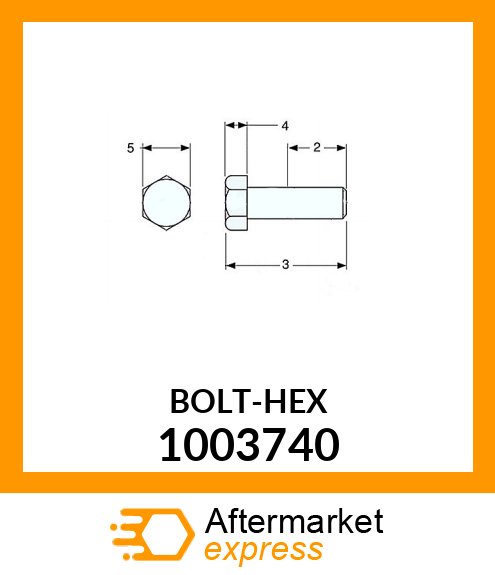 BOLT-HEX 1003740