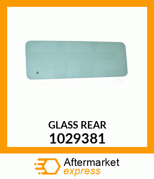 GLASS REAR 1029381