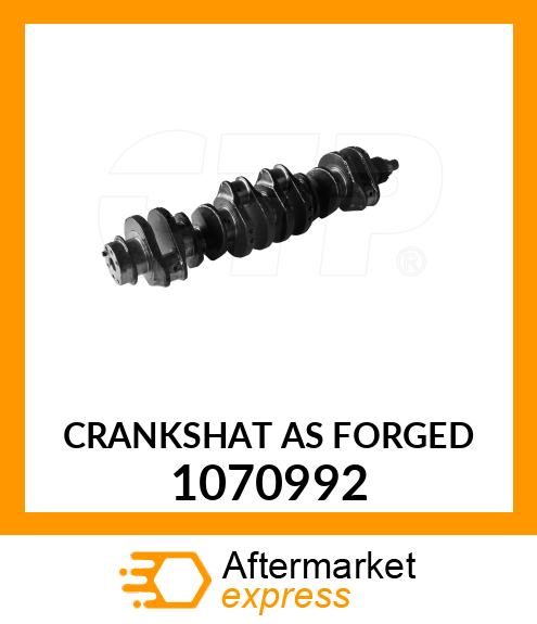 CRANKSHAFT 3046 W/1070990 GEAR 1070992