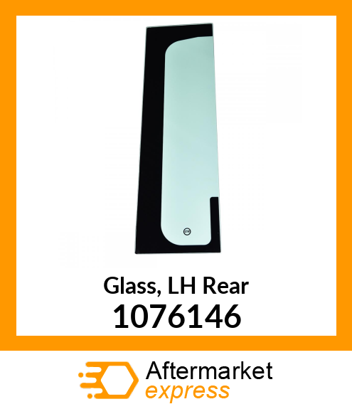 GLASS REAR LH 1076146
