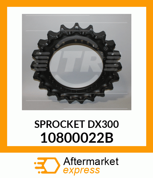 SPROCKET DX300 10800022B