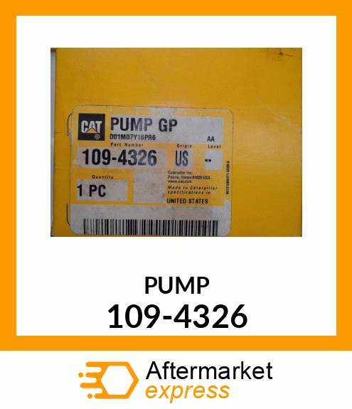 PUMP G 109-4326