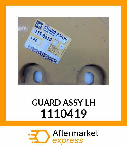 GUARD ASSY, LH 1110419