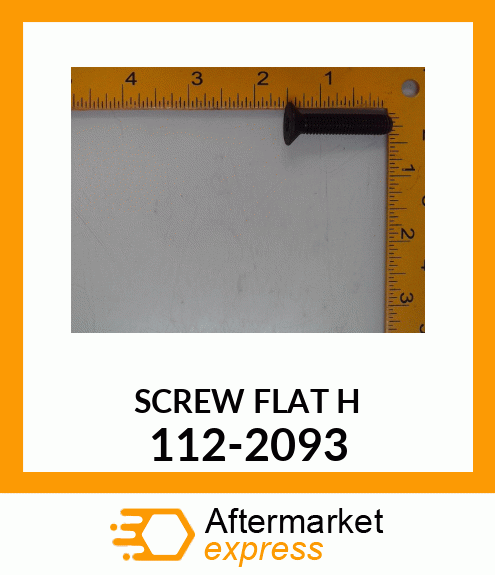 SCREW-FLAT 112-2093