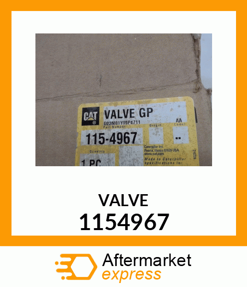 VALVE GP 1154967