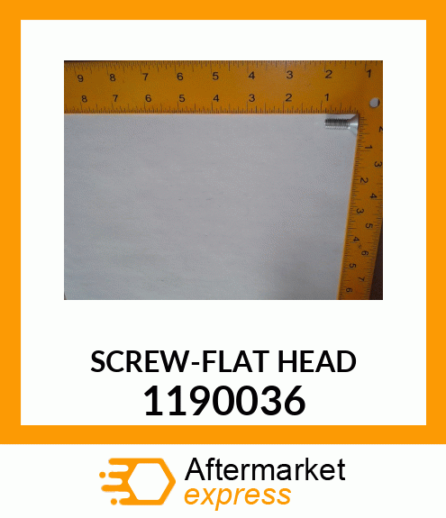 SCREW-FLAT HEAD 1190036