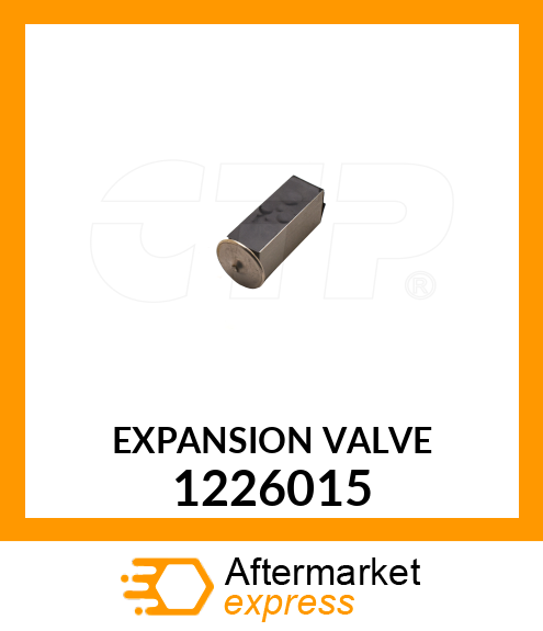 EXPANSION VALVE 1226015