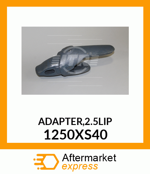 ADAPTER,2.5"LIP 1250XS40