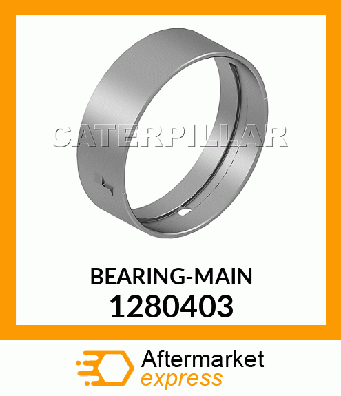 MAIN BEARING 0.51MM O.S & U.S 1280403