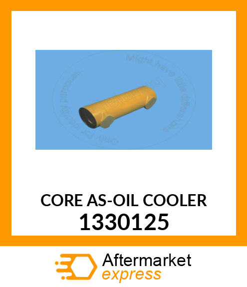 CORE ASSY. OIL COOLER ENGINE 1330125