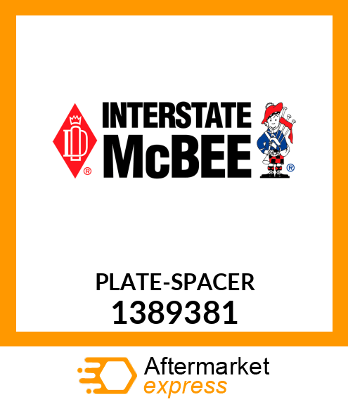 PLATE-SPACER 1389381