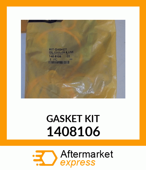 GASKET KIT, OIL 1408106