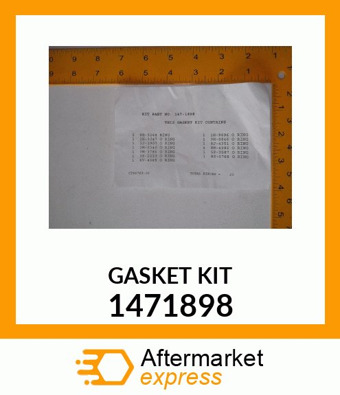 GASKET KIT 1471898