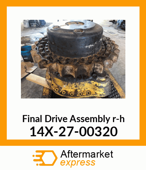 Final Drive Assembly r-h 14X-27-00320