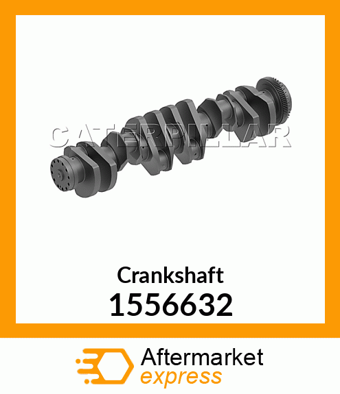 CRANKSHAFT 3456, C-16 W/187898 1556632