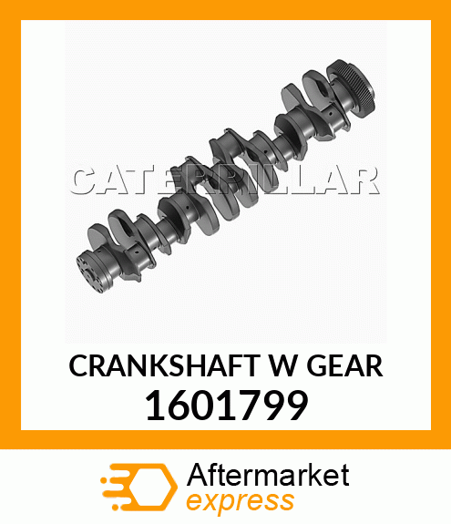 CRANKSHAFT 3406, C-15, C-16 W/ 1601799