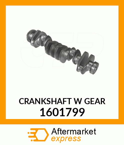 CRANKSHAFT 3406, C-15, C-16 W/ 1601799