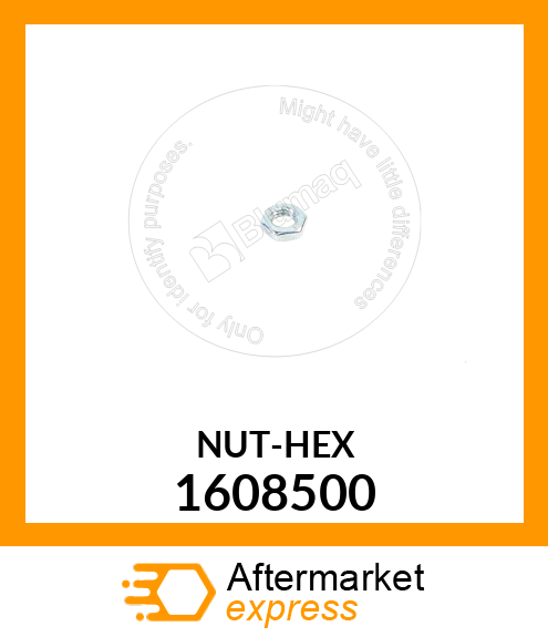 NUT HEX 1608500