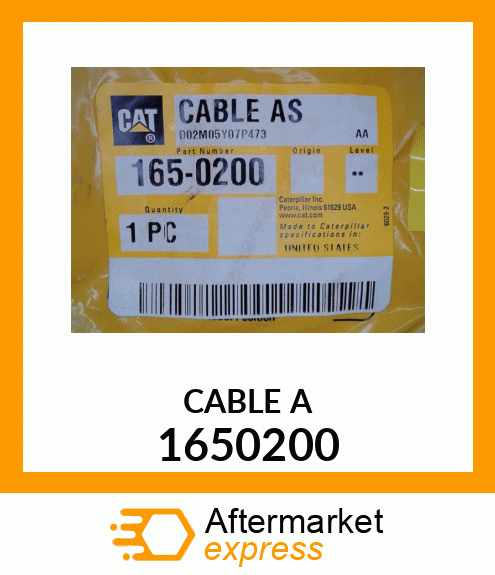 CABLE A 1650200