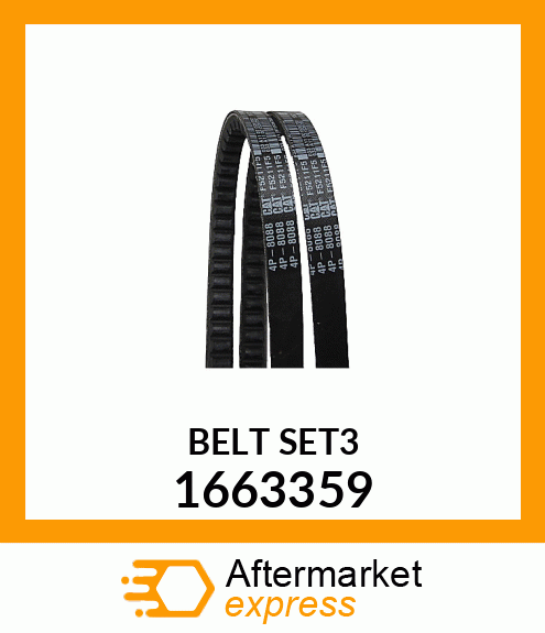 BELT SET (3) 1663359