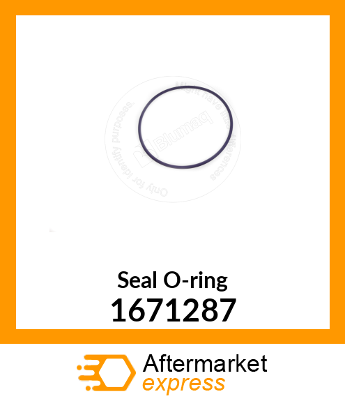 Seal O-ring 1671287