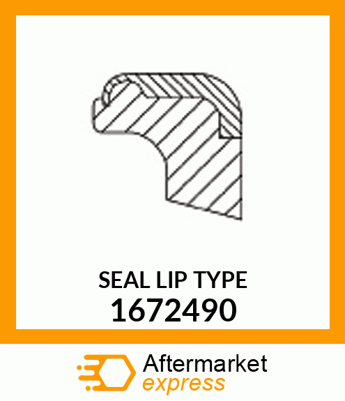 SEAL LIP TYPE 1672490
